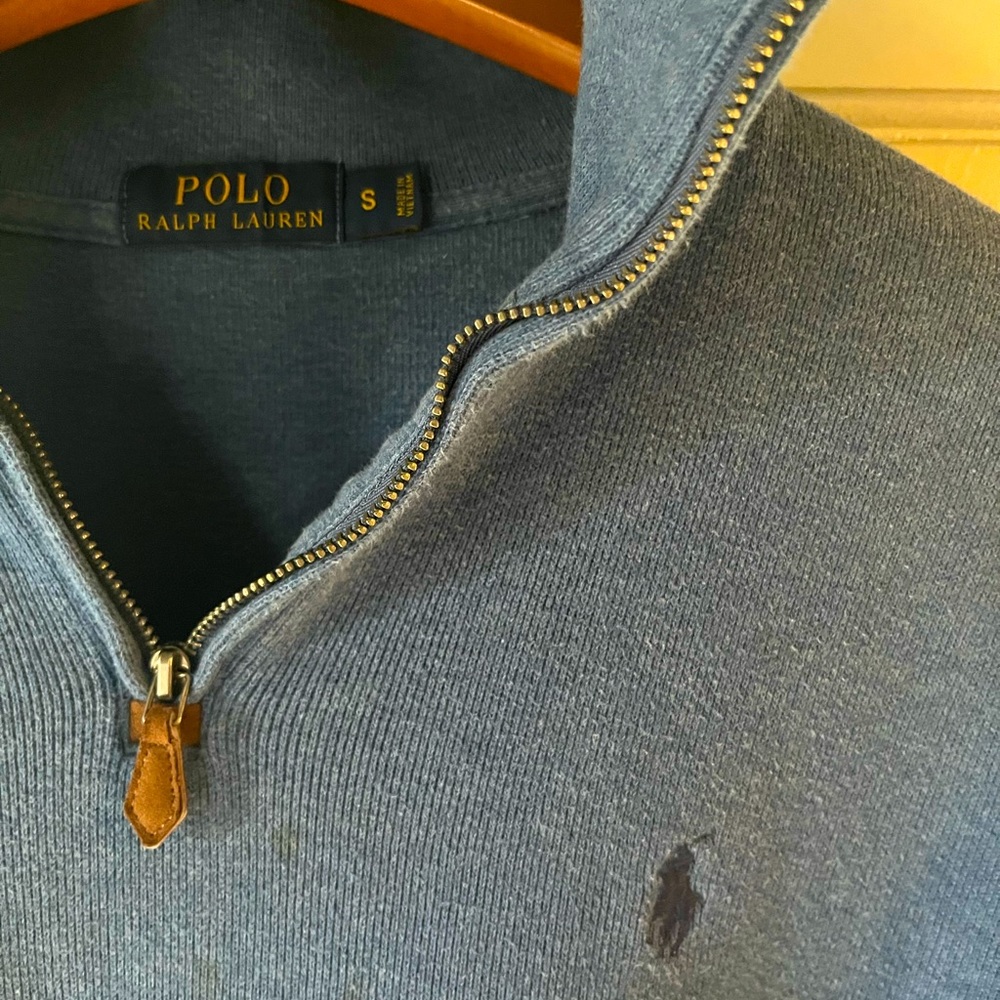 Small blue Ralph Lauren Quarter Zip